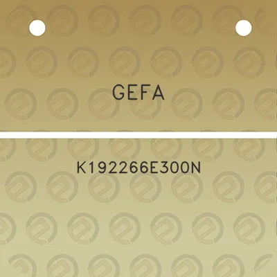 gefa-k192266e300n