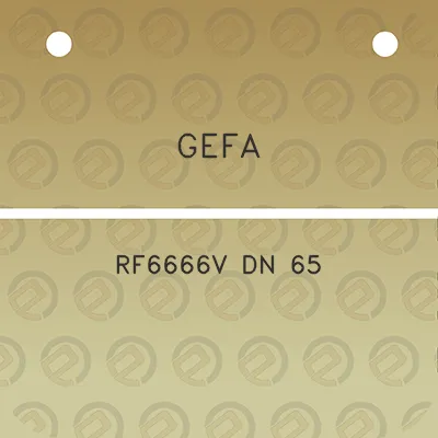 gefa-rf6666v-dn-65