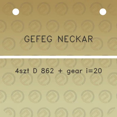 gefeg-neckar-4szt-d-862-gear-i20