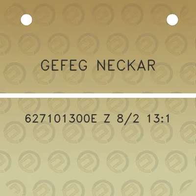 gefeg-neckar-627101300e-z-82-131