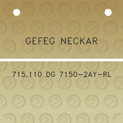 gefeg-neckar-715110-dg-7150-2ay-rl