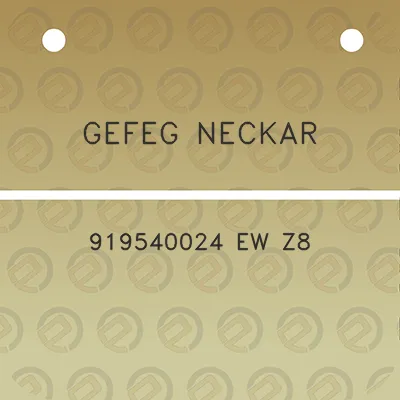 gefeg-neckar-919540024-ew-z8