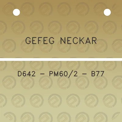 gefeg-neckar-d642-pm602-b77