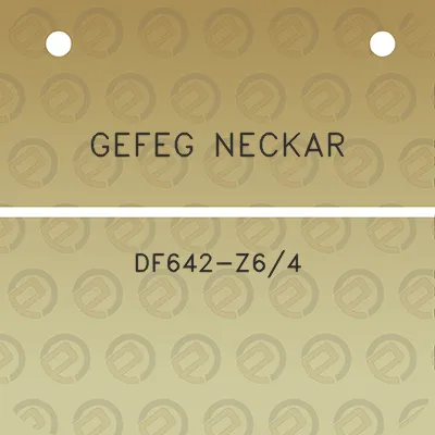 gefeg-neckar-df642-z64