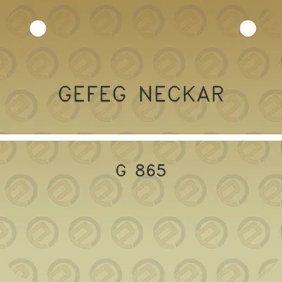 gefeg-neckar-g-865