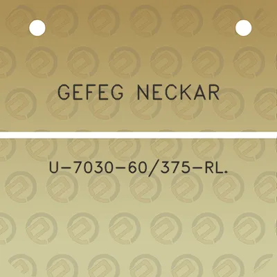 gefeg-neckar-u-7030-60375-rl