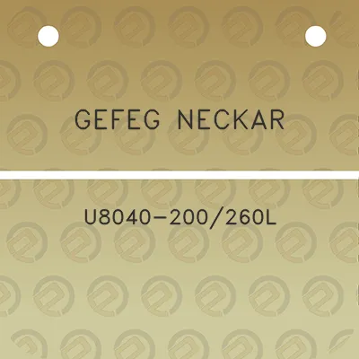 gefeg-neckar-u8040-200260l