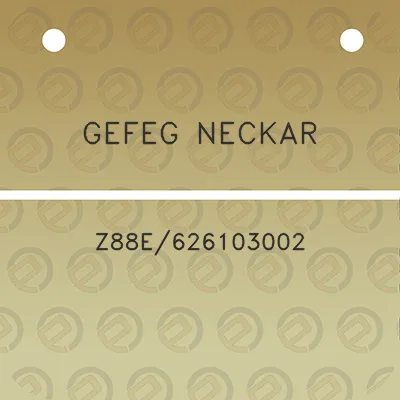 gefeg-neckar-z88e626103002