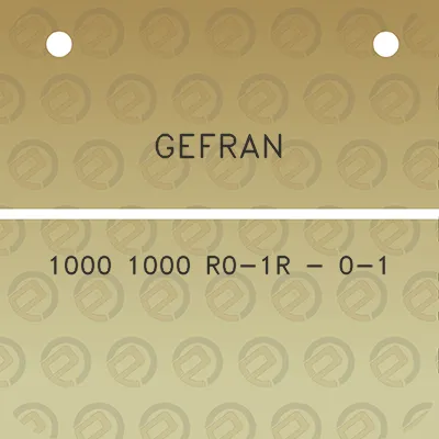 gefran-1000-1000-r0-1r-0-1