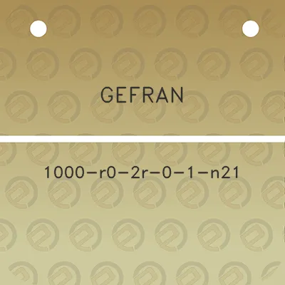 gefran-1000-r0-2r-0-1-n21