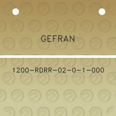 gefran-1200-rdrr-02-0-1-000