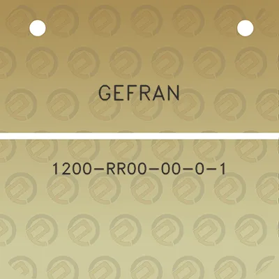 gefran-1200-rr00-00-0-1