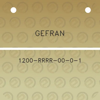 gefran-1200-rrrr-00-0-1