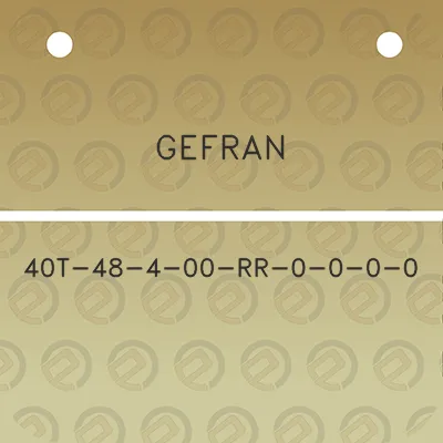 gefran-40t-48-4-00-rr-0-0-0-0