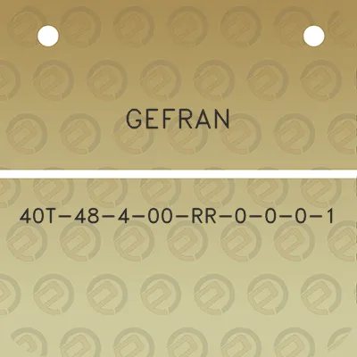 gefran-40t-48-4-00-rr-0-0-0-1