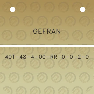 gefran-40t-48-4-00-rr-0-0-2-0