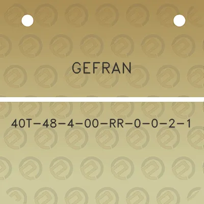 gefran-40t-48-4-00-rr-0-0-2-1