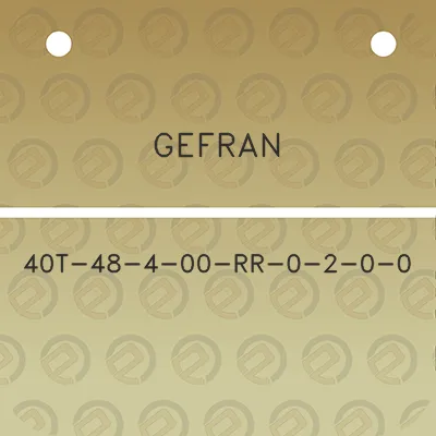 gefran-40t-48-4-00-rr-0-2-0-0