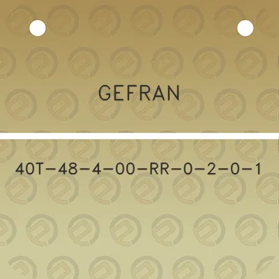 gefran-40t-48-4-00-rr-0-2-0-1