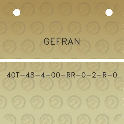 gefran-40t-48-4-00-rr-0-2-r-0