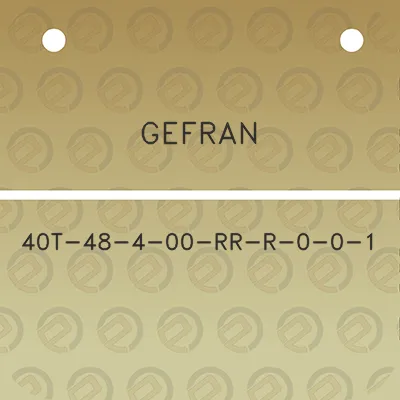 gefran-40t-48-4-00-rr-r-0-0-1