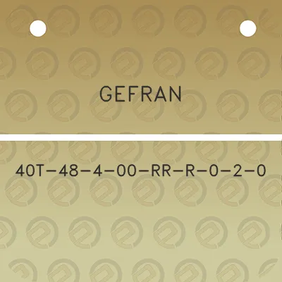 gefran-40t-48-4-00-rr-r-0-2-0