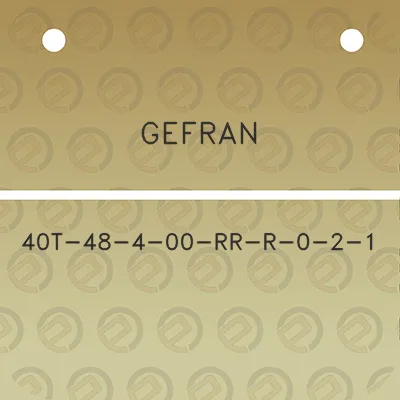 gefran-40t-48-4-00-rr-r-0-2-1