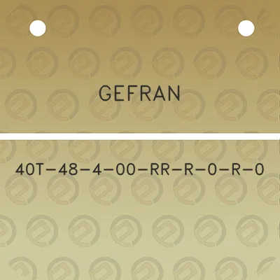 gefran-40t-48-4-00-rr-r-0-r-0