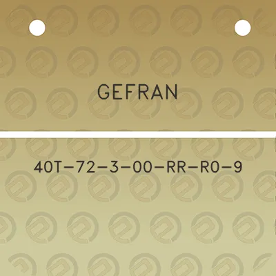 gefran-40t-72-3-00-rr-r0-9