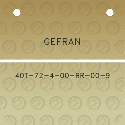 gefran-40t-72-4-00-rr-00-9