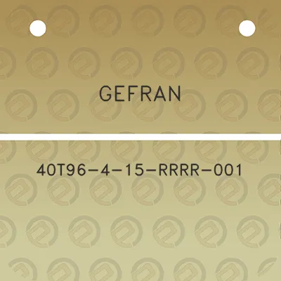 gefran-40t96-4-15-rrrr-001