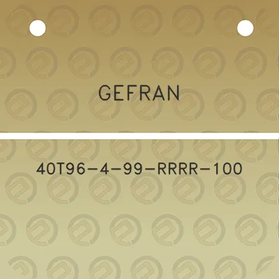 gefran-40t96-4-99-rrrr-100