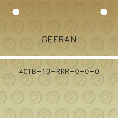 gefran-40tb-10-rrr-0-0-0