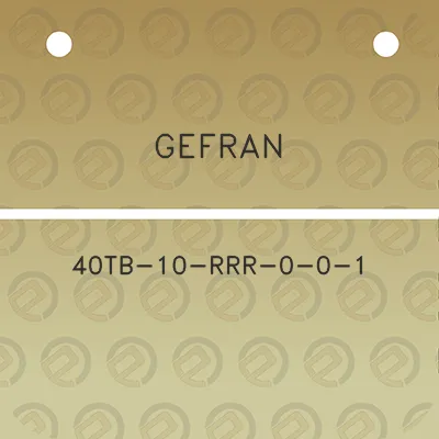 gefran-40tb-10-rrr-0-0-1