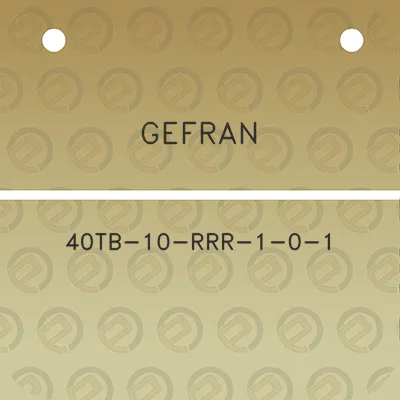 gefran-40tb-10-rrr-1-0-1