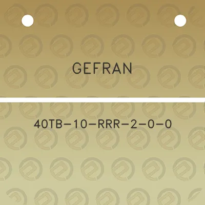 gefran-40tb-10-rrr-2-0-0