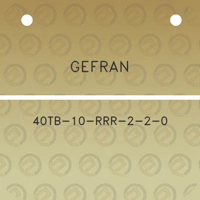 gefran-40tb-10-rrr-2-2-0