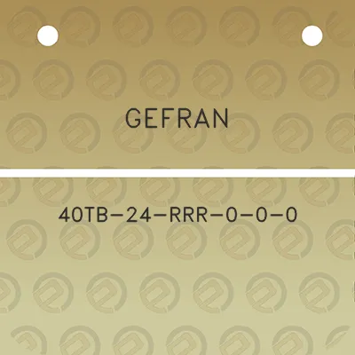 gefran-40tb-24-rrr-0-0-0