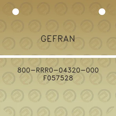 gefran-800-rrr0-04320-000-f057528