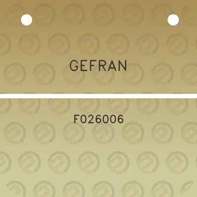 gefran-f026006