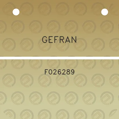 gefran-f026289