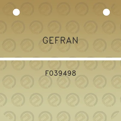 gefran-f039498