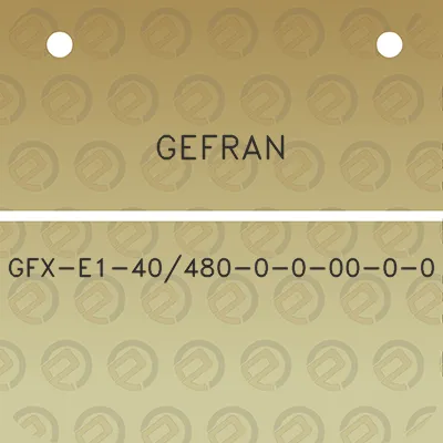 gefran-gfx-e1-40480-0-0-00-0-0