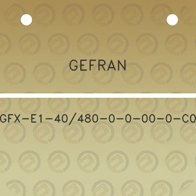 gefran-gfx-e1-40480-0-0-00-0-c0