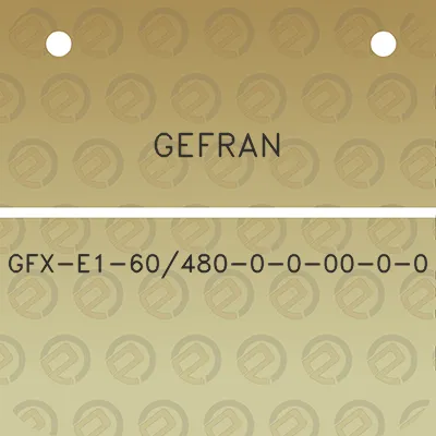 gefran-gfx-e1-60480-0-0-00-0-0