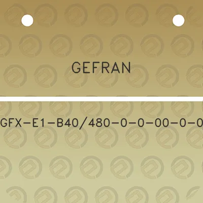 gefran-gfx-e1-b40480-0-0-00-0-0