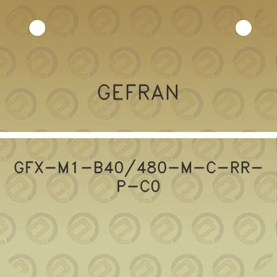 gefran-gfx-m1-b40480-m-c-rr-p-c0