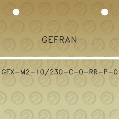 gefran-gfx-m2-10230-c-0-rr-p-0