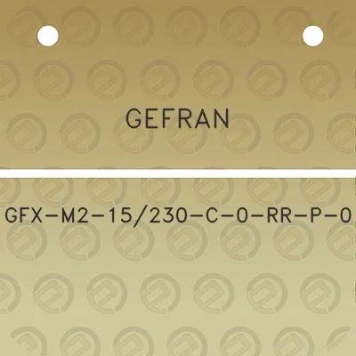 gefran-gfx-m2-15230-c-0-rr-p-0