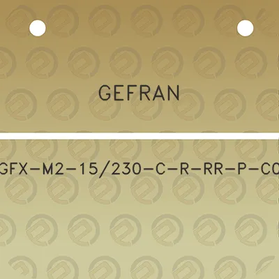 gefran-gfx-m2-15230-c-r-rr-p-c0